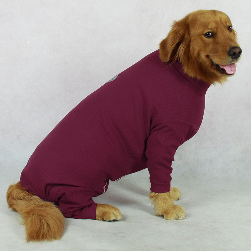 Cozy & Soft Four-Legged Dog Belly Suit | Belly Protection for Large Dogs