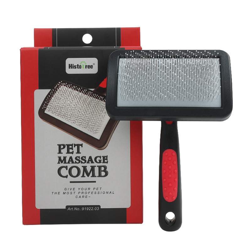 Pet comb dog hair pulling beauty double-sided needle comb cat comb hair removing cat comb knot opening hair removal comb