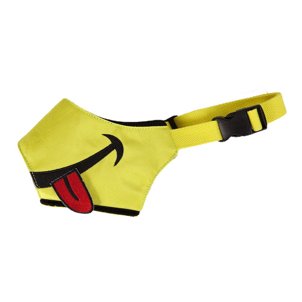 Dog mouth cover dog mask anti-bite dog dog mask anti-bark bark stopper breathable cartoon nylon pet muzzle