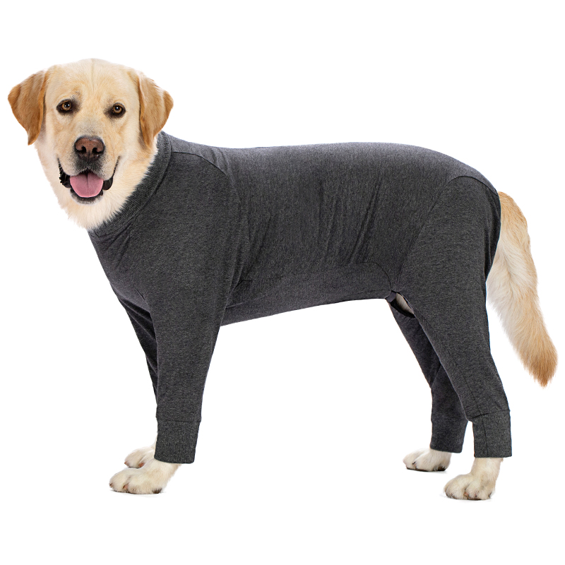 Dog clothes thin anti-lint golden retriever Labrador large dog pet all-inclusive bellyband joint protection four-legged pet clothing