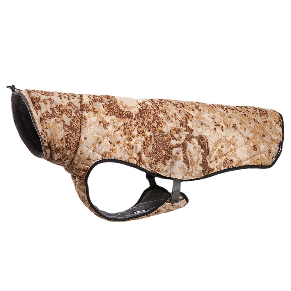 Dog clothes big dog outdoor outdoor anti-injury cold-proof pet clothes thickened & camouflage coat