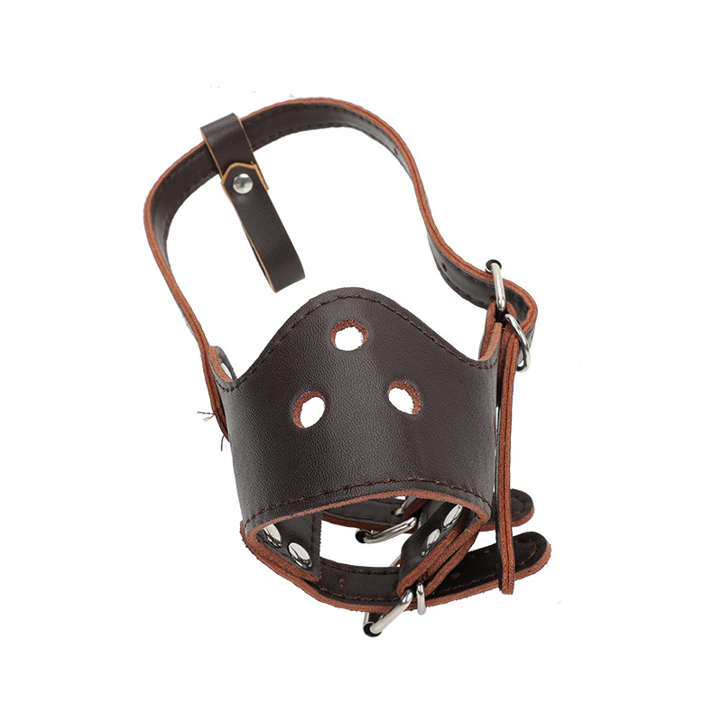 Pet supplies dog outing mask muzzle adjustable breathable