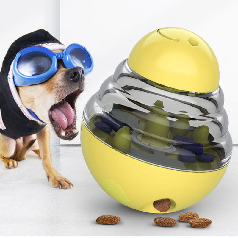 Tumbler feeder food dropping ball dog toys