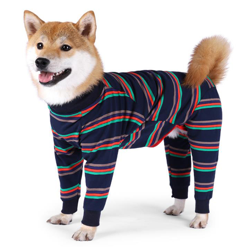 LovinPet Large Dog Pajamas Onesie - Solid Gray Full-Body Dog Sleepwear for Large Dogs