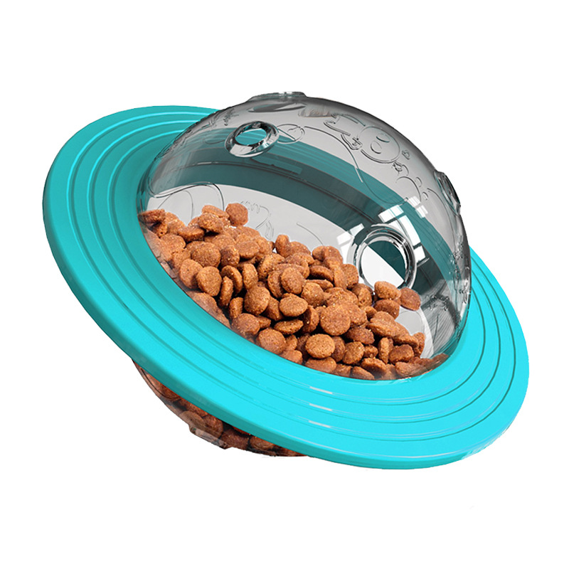 Slow feeder dog toy sound food dropping ball