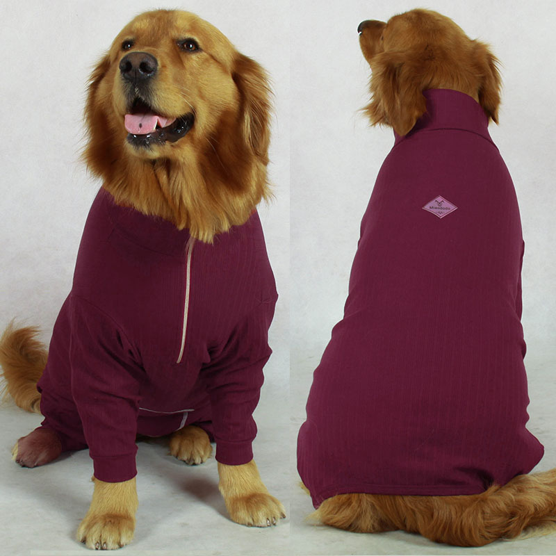 Cozy & Soft Four-Legged Dog Belly Suit | Belly Protection for Large Dogs