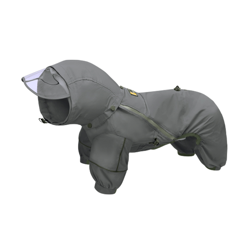 HydroRepel Waterproof Dog Raincoat with Hood | Full Coverage Dog Rain Suit for Medium & Large Breeds