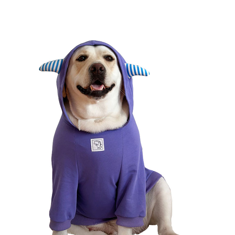 Trendy Lightweight Dog Hoodie for Large Breeds - Spring and Autumn
