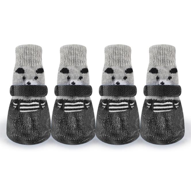 Pet Anti-drop socks small dog indoor non-slip waterproof socks Teddy bichon puppy warm anti-scratch anti-dirty