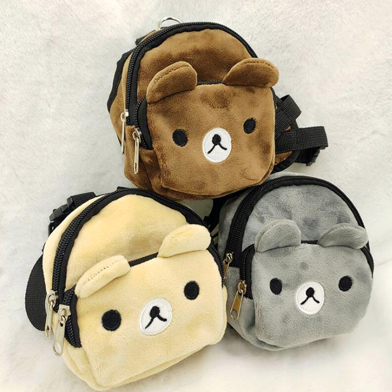 Pet backpack dog dog backpack puppy schoolbag Teddy Bichon dog walking bag small dog mini out backpack