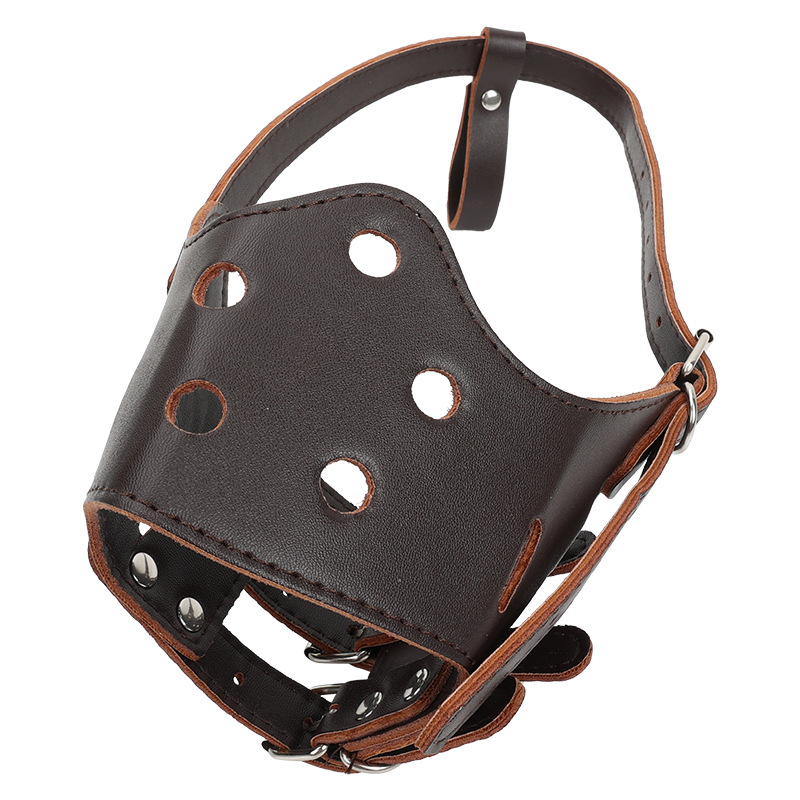 Pet supplies dog outing mask muzzle adjustable breathable