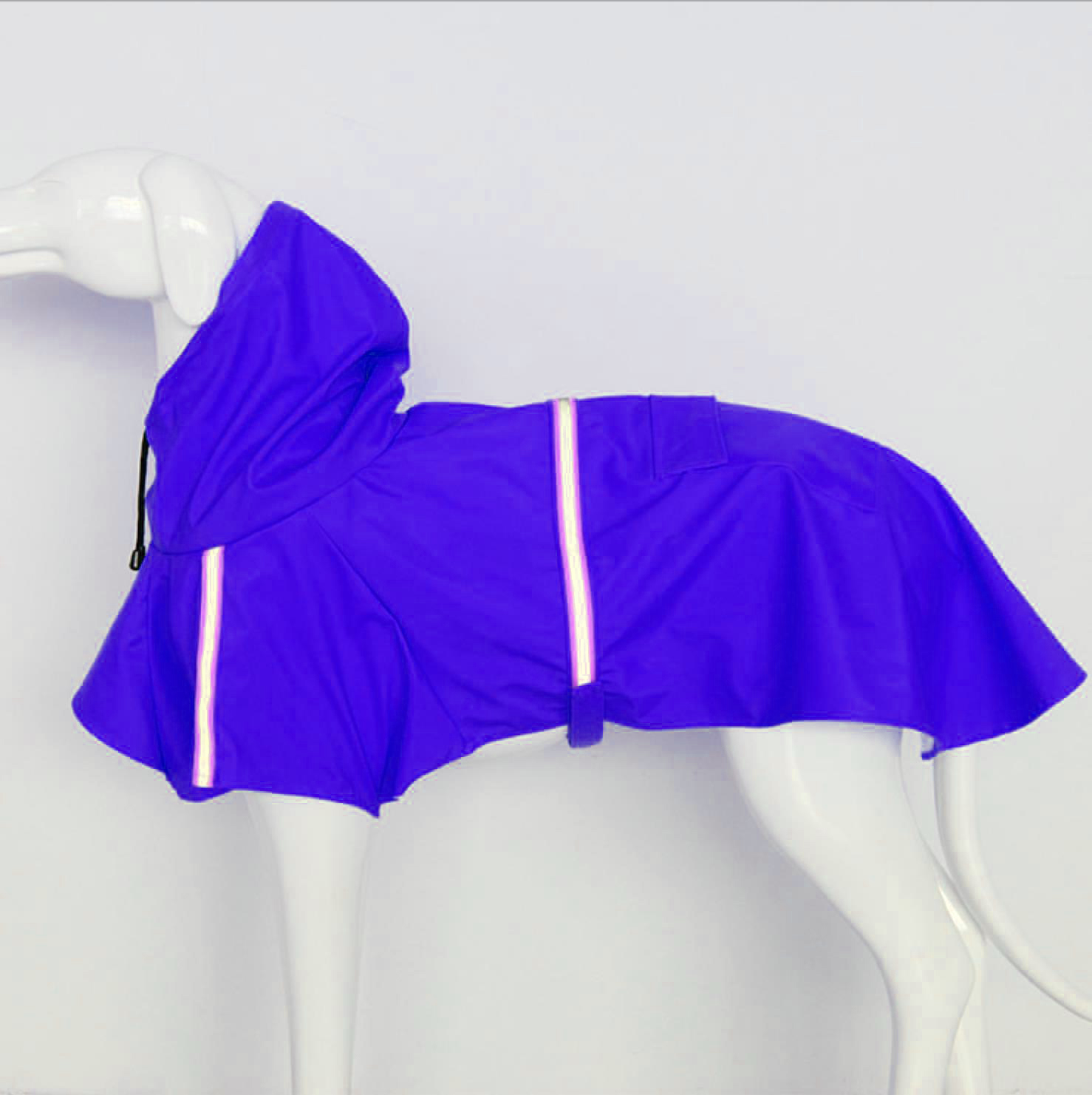Bright Yellow Dog Raincoat - Waterproof Poncho for Large & Medium Breeds