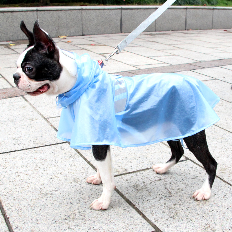 Lovinpet Breathable & Lightweight Hooded Waterproof Dog Raincoat