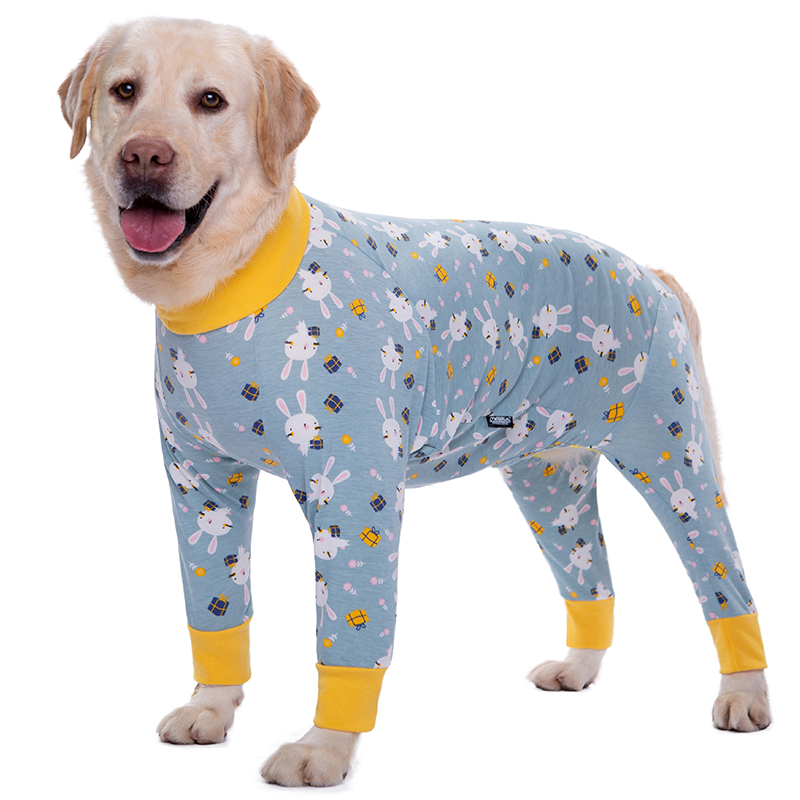 Dog clothes thin golden retriever Labrador medium large dog pet bellyband joint protection anti-lint four-legged pet clothing