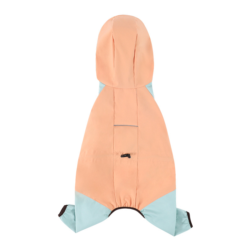 Waterproof Four-Legged Dog Raincoat for Small Breeds - Bichon, Teddy, All-Inclusive Design