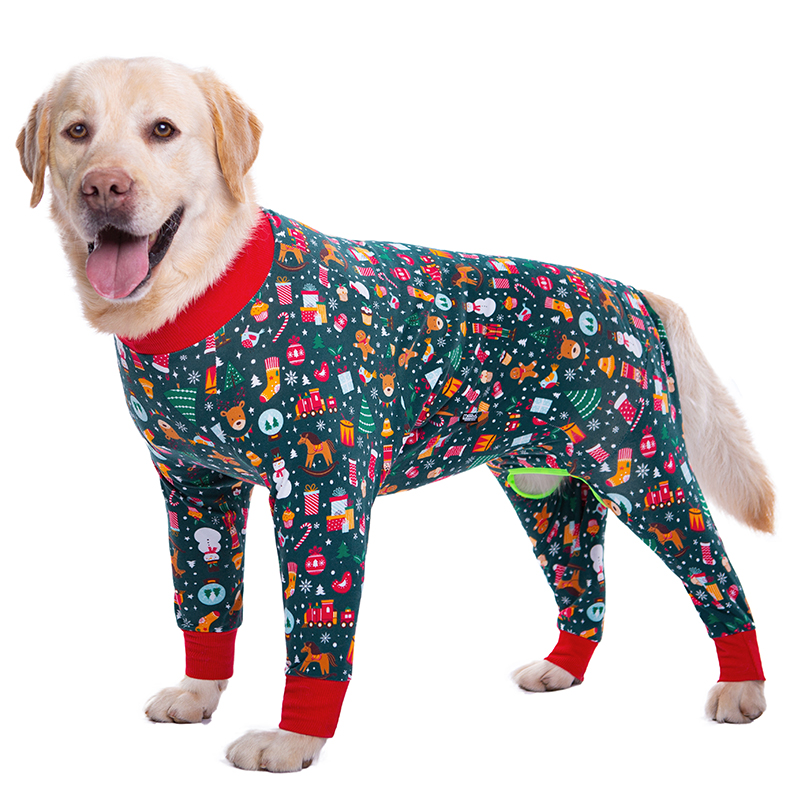 Dog clothes thin golden retriever Labrador medium large dog pet bellyband joint protection anti-lint four-legged pet clothing