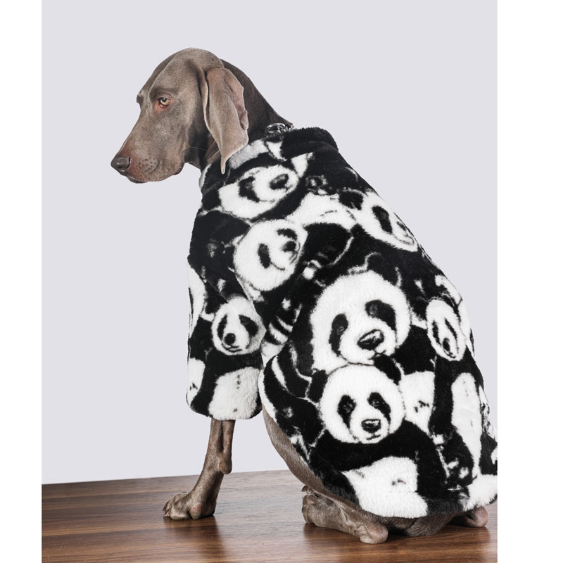 Panda Pattern Winter Hoodie for Large Dogs - Golden Retriever, Labrador, Samoyed, Border Collie