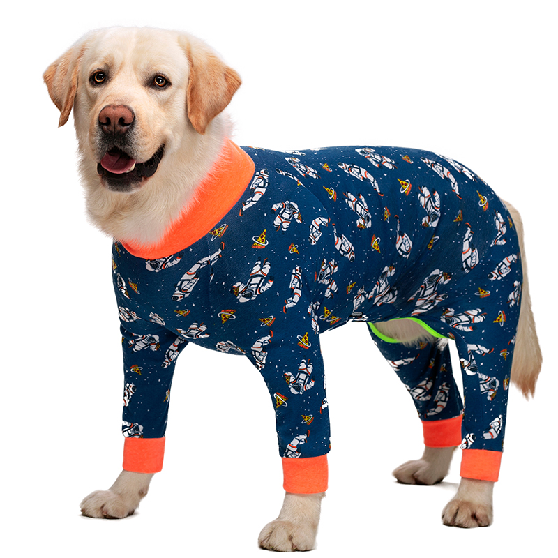 Dog clothes thin anti-lint golden retriever Labrador large dog pet all-inclusive bellyband joint protection four-legged pet clothing