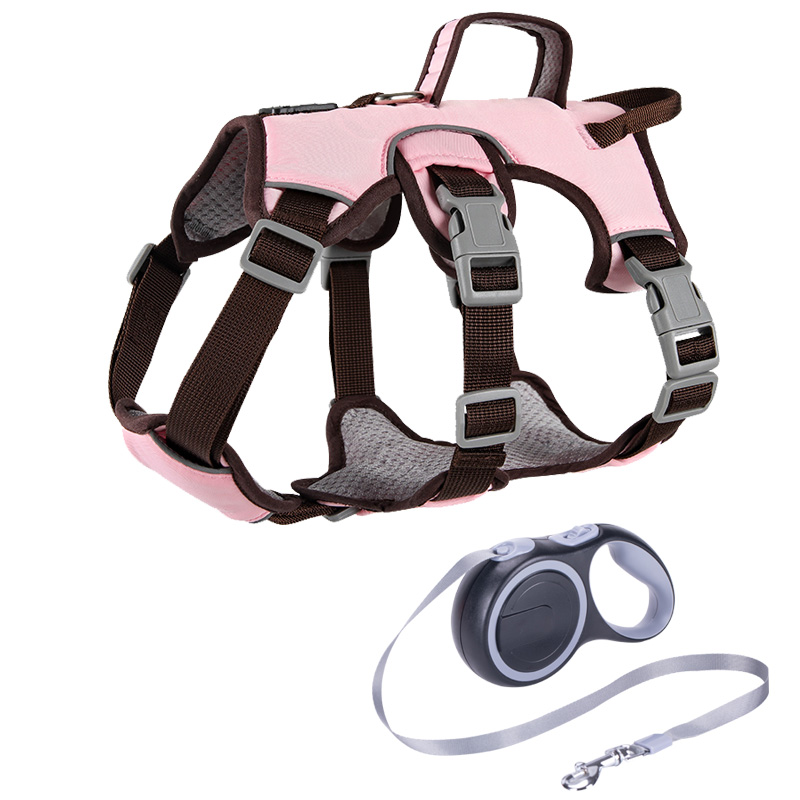 Anti breaking loose dog hand holding rope chest strap small and medium-sized dogs Jarre Aero bull Corgi and Shiba Inu dog leash dog leash dog chain