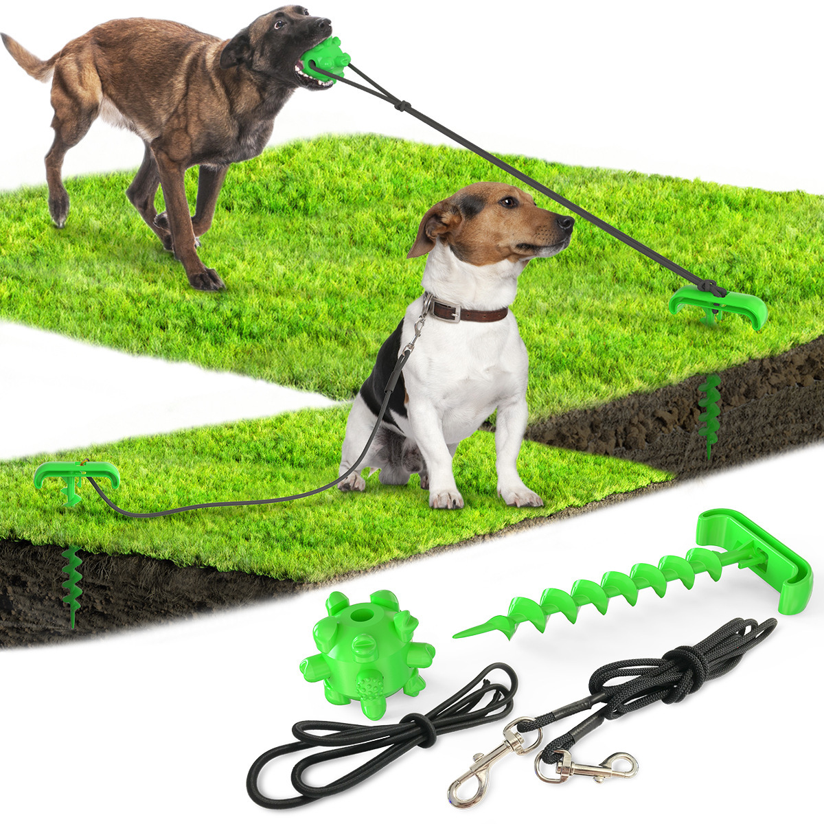 Dog toys outdoor dog tie underpinning