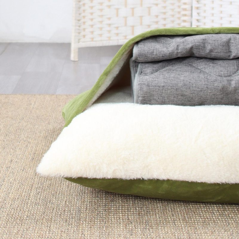 Dogs pocket plush removable and washable autumn and winter Korean style small Lingti warm nest