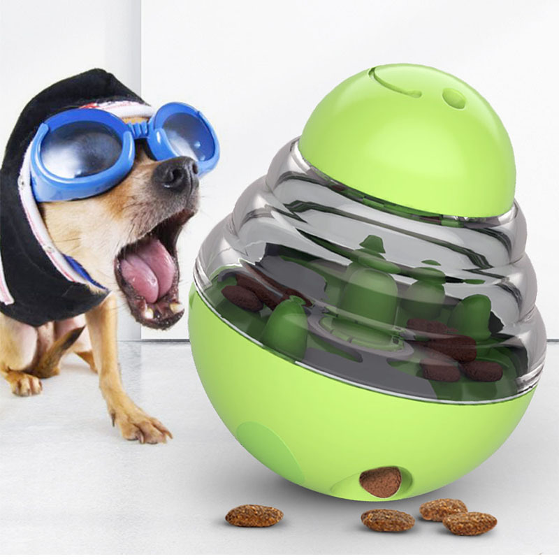 Tumbler feeder food dropping ball dog toys