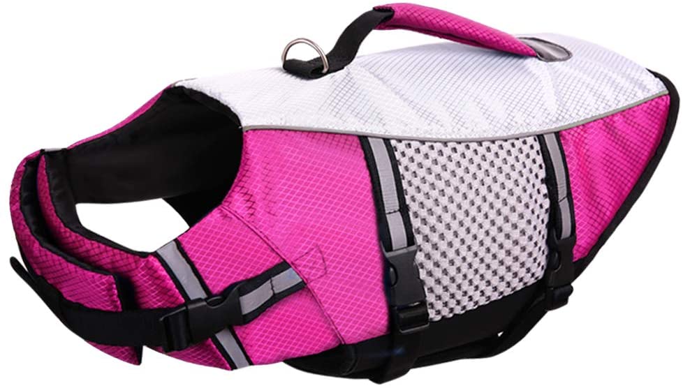 High Visibility Dog Life Jacket | Reflective Flotation Vest for All Sizes