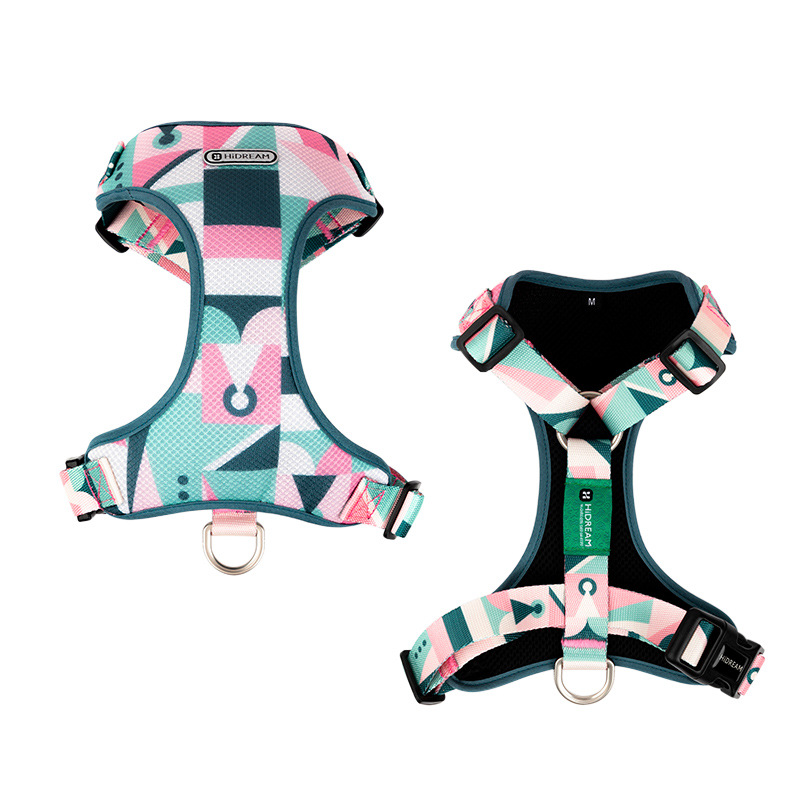 Castle vest dog hand holding rope small dog chest strap anti breaking loose puppy dog leash