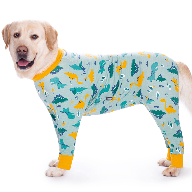 Dog clothes thin anti-lint golden retriever Labrador large dog pet all-inclusive bellyband joint protection four-legged pet clothing