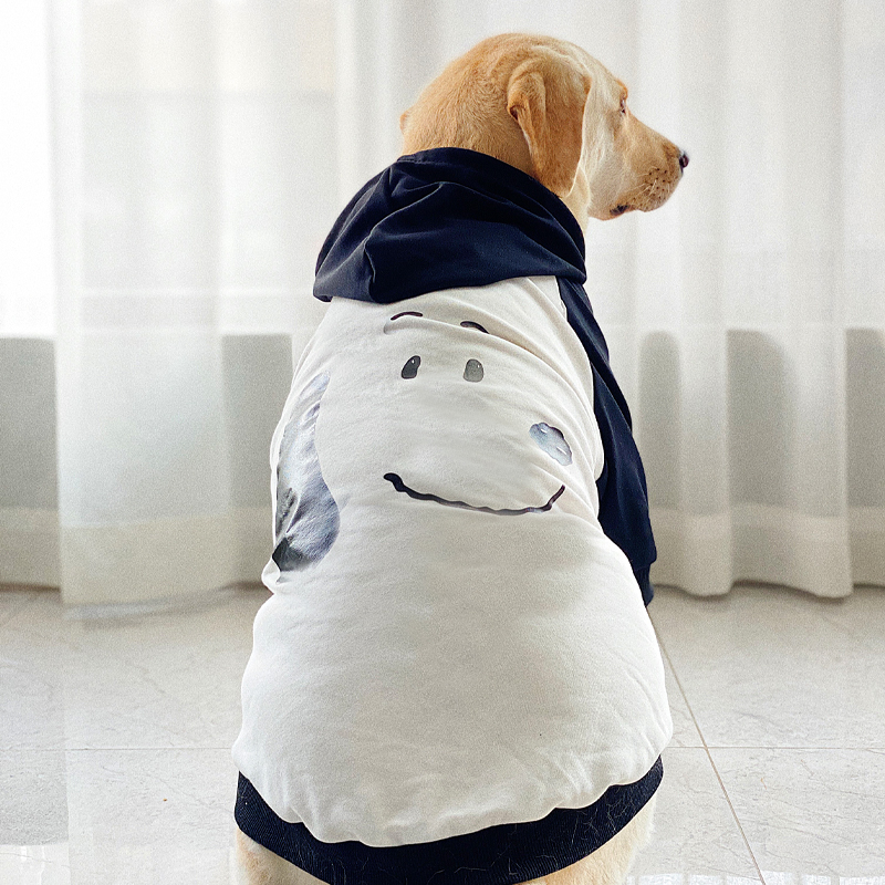 Anti-Lint Thin Hoodies for Large Dogs - Spring/Autumn Clothes