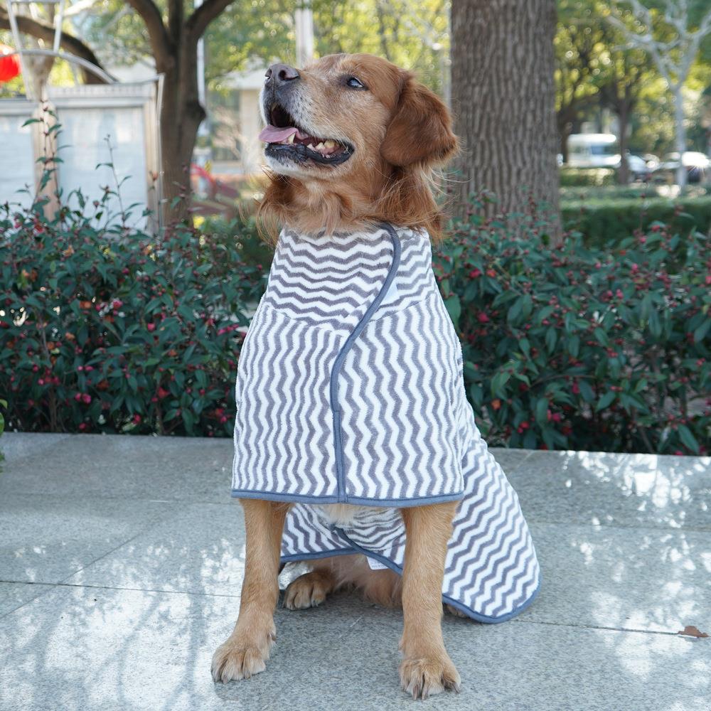 Medium & Big Dog Bathrobe -  Quick-drying cat dog bath towel