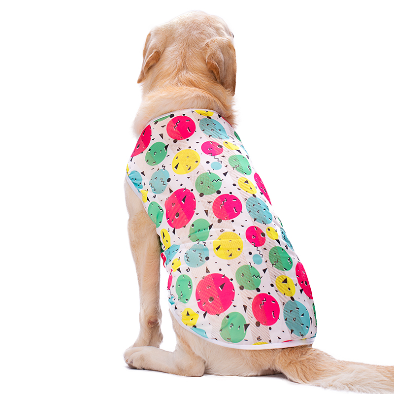 Dog clothes summer golden retriever Labrador Samoyed Alaska sun protection medium large dog thin vest