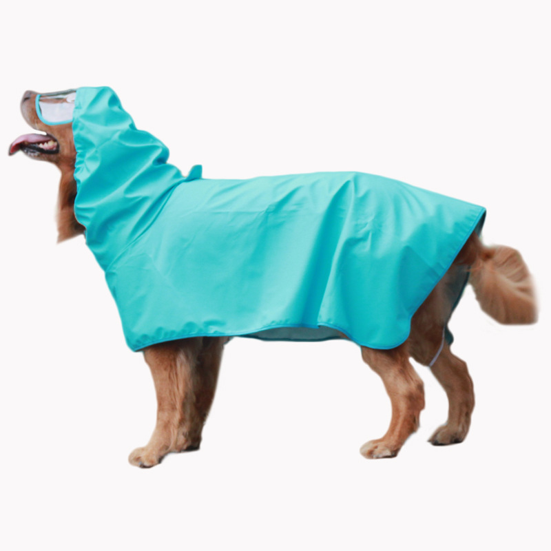 Big Dog raincoat poncho bellyband Corgi and Shiba Inu husky border collie Samoyed golden retriever Labrador Alaska