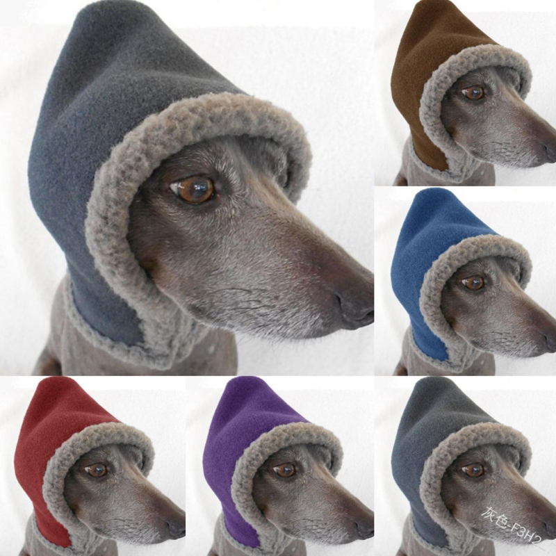 Pet hat Greyhound China canines Greyhound whippets hound autumn and winter warm wind-proof cap headdress