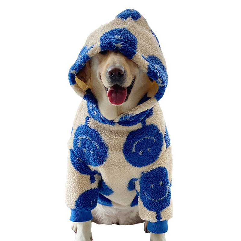 Trendy Winter Warm Dog Hoodies for Large Dogs - Labrador & Golden Retriever