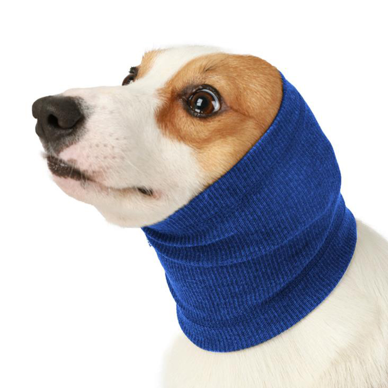 Pet dog soothing head cover scarf scarf anti-scare soothing mood large, medium and small dogs anti-Thunder bandana