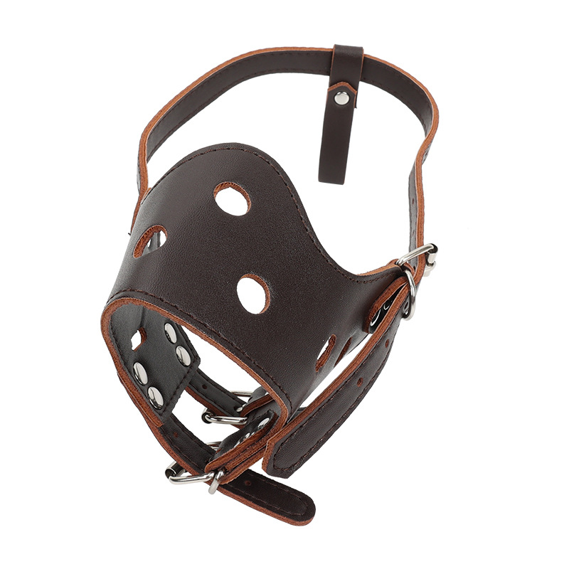 Pet supplies dog outing mask muzzle adjustable breathable