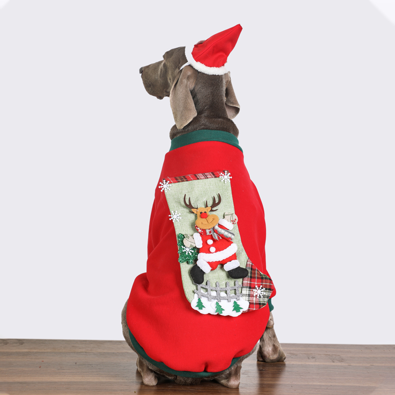Christmas Dog Hoodies for Large Breeds | Festive & Warm Winter Pet Clothing