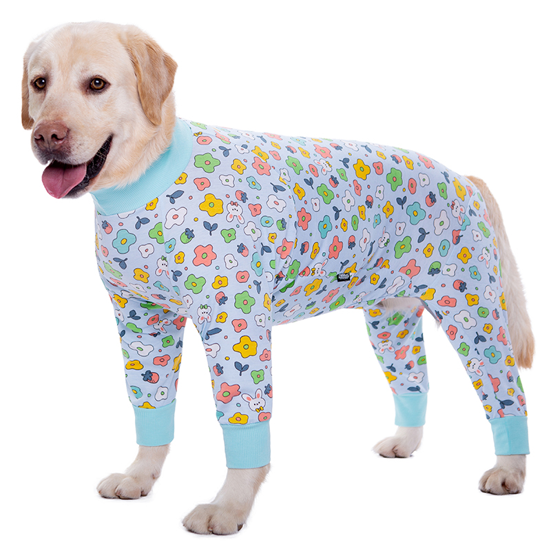 Dog clothes thin golden retriever Labrador medium large dog pet bellyband joint protection anti-lint four-legged pet clothing