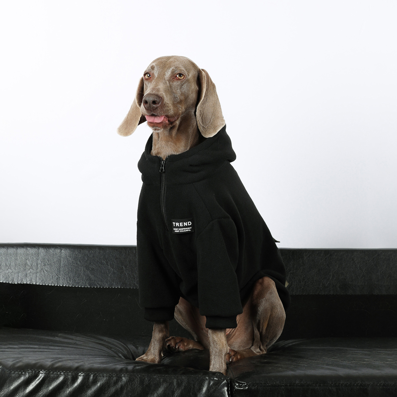 Large Dog Winter Thick Fleece Hoodie - Golden Retriever, Labrador, Border Collie