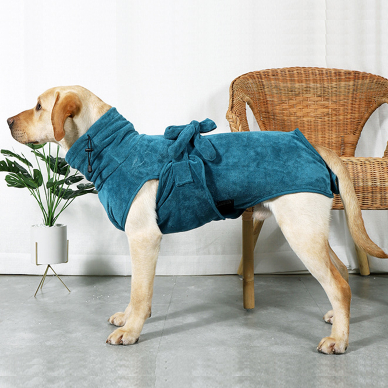 Golden retriever bath towel large, medium and small dogs bath towel dog dry hair clothes Corgi absorbent bathrobe pet beauty wipe