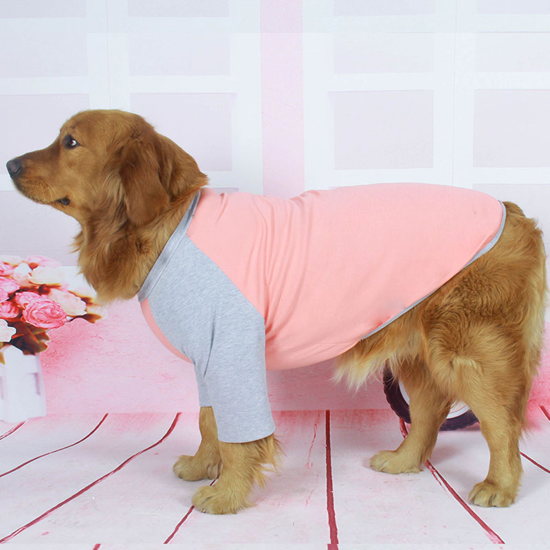 Dog clothes thin spring/summer golden retriever Labrador Husky medium large dog pet cotton two feet apparel