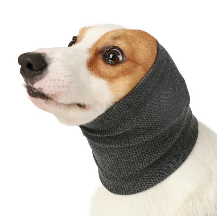 Pet dog soothing head cover scarf scarf anti-scare soothing mood large, medium and small dogs anti-Thunder bandana