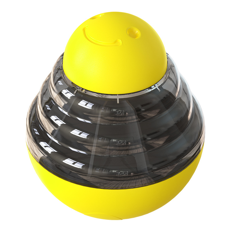 big and small dogs tumbler sound leakage food feeder educational dog toys