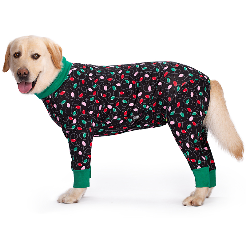 Dog clothes thin anti-lint golden retriever Labrador large dog pet all-inclusive bellyband joint protection four-legged pet clothing