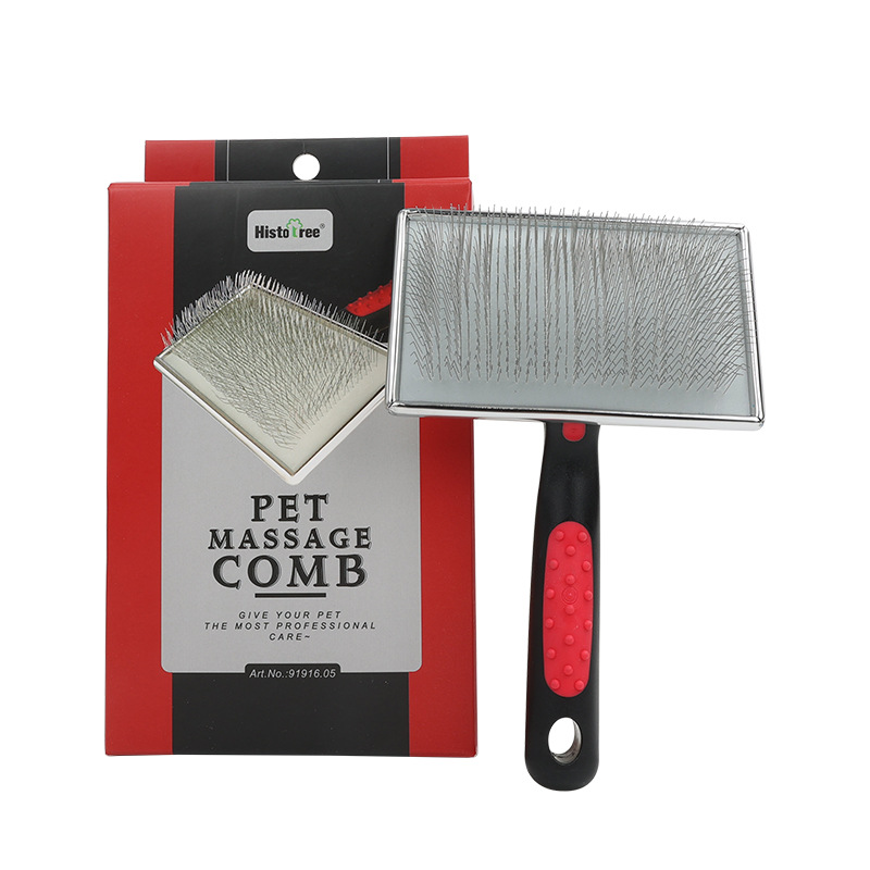 Pet comb dog hair pulling beauty double-sided needle comb cat comb hair removing cat comb knot opening hair removal comb