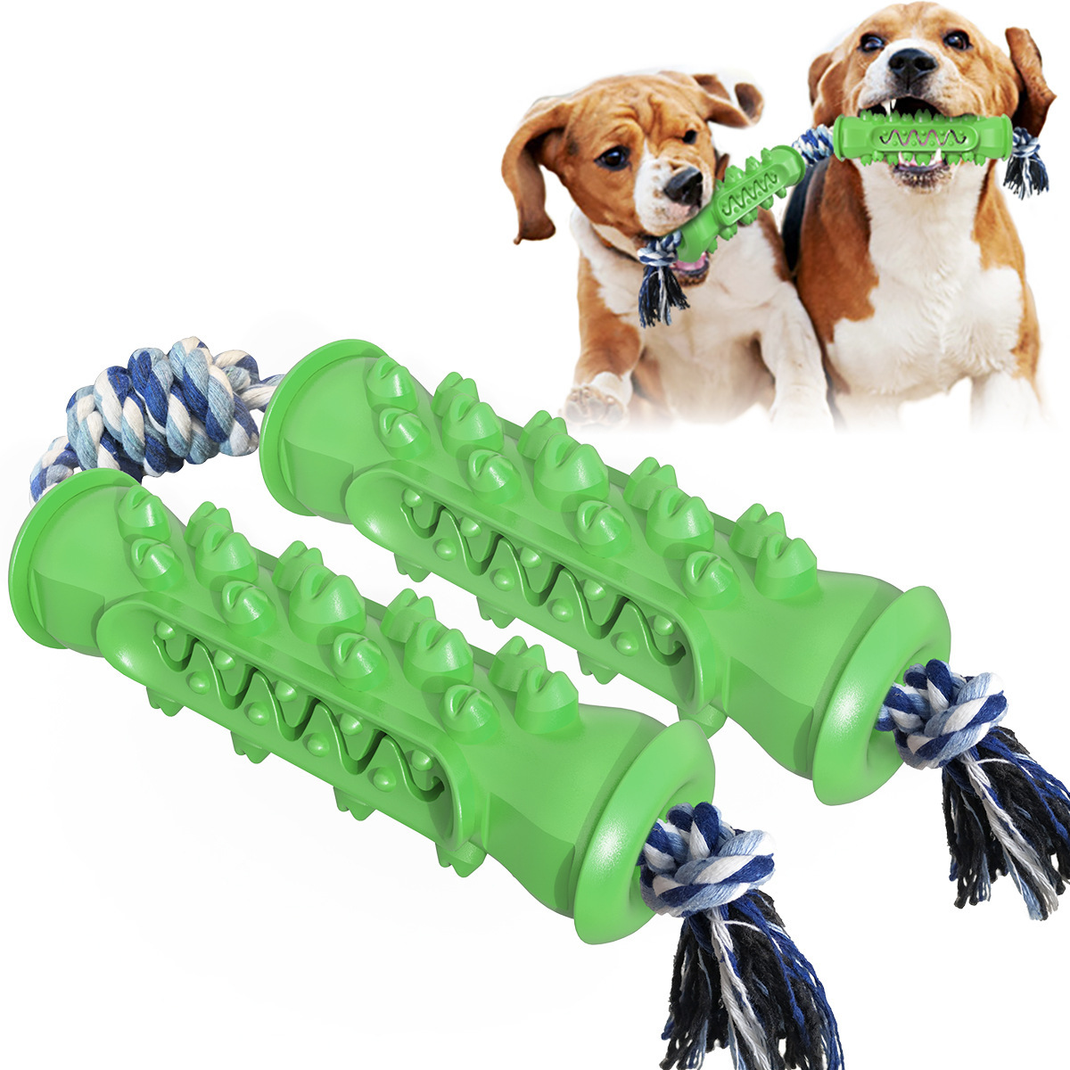 Dog toothbrush molar Rod dog toy training ball