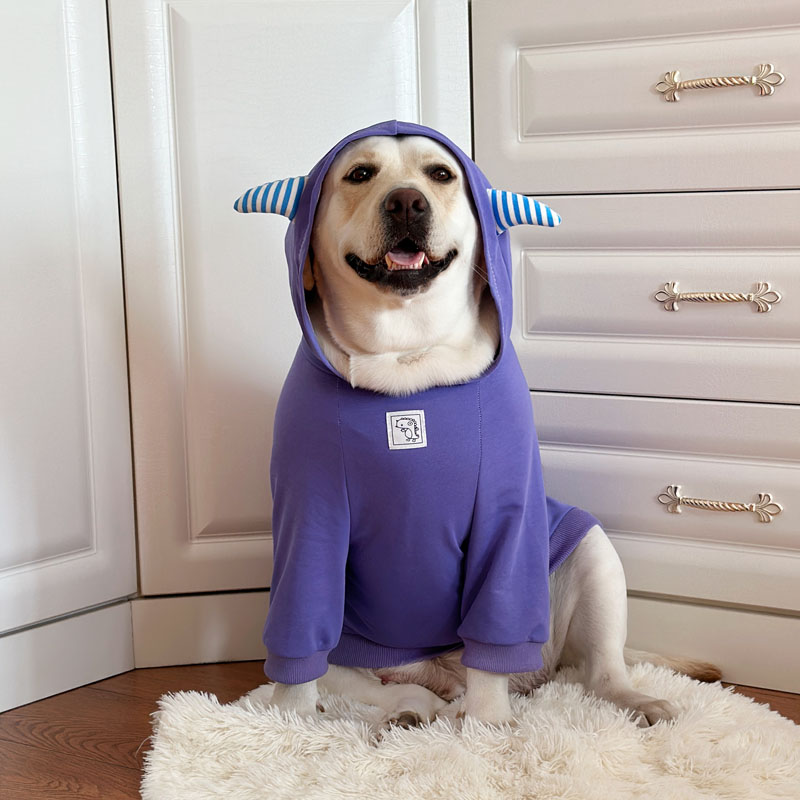 Trendy Lightweight Dog Hoodie for Large Breeds - Spring and Autumn