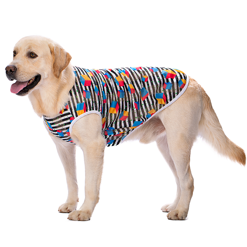 Dog clothes summer golden retriever Labrador Samoyed Alaska sun protection medium large dog thin vest