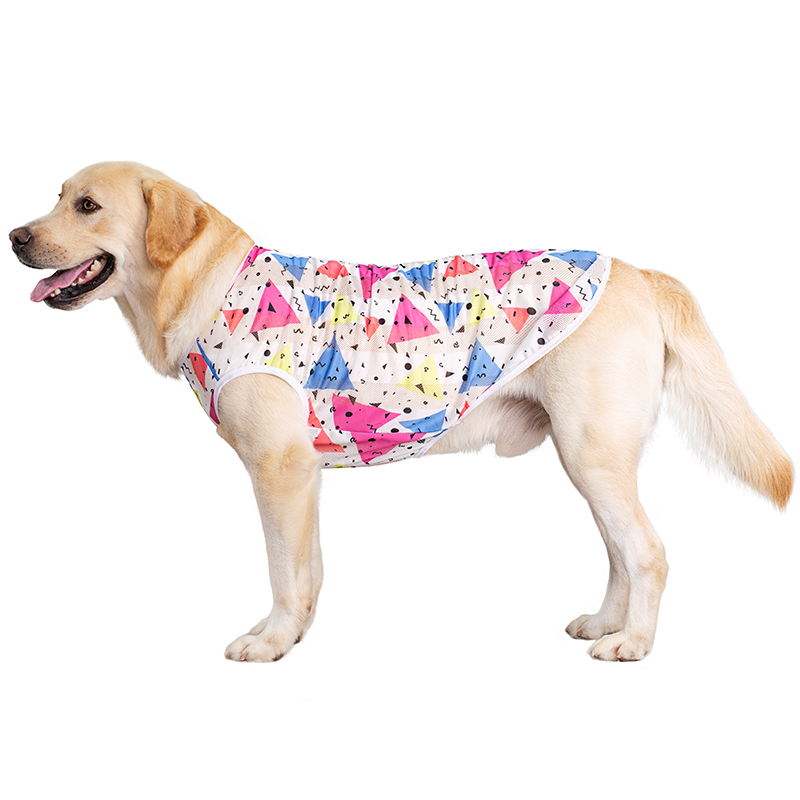 Dog clothes summer golden retriever Labrador Samoyed Alaska sun protection medium large dog thin vest
